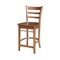 International Concepts Emily Counter Height Stool, 24" H, Distressed Oak S42-6172 - alternate 1
